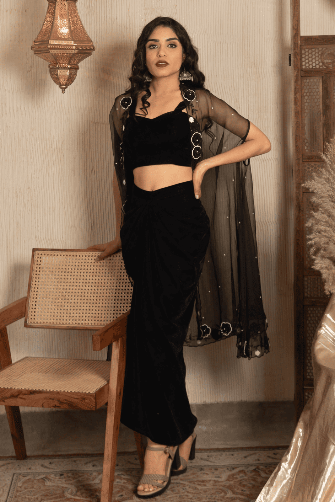 Chaandni Velvet Drape Set