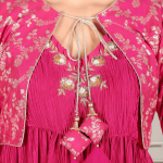 Regal Pink Rose Koti-Gown