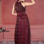 Wine Crush Evening Gown