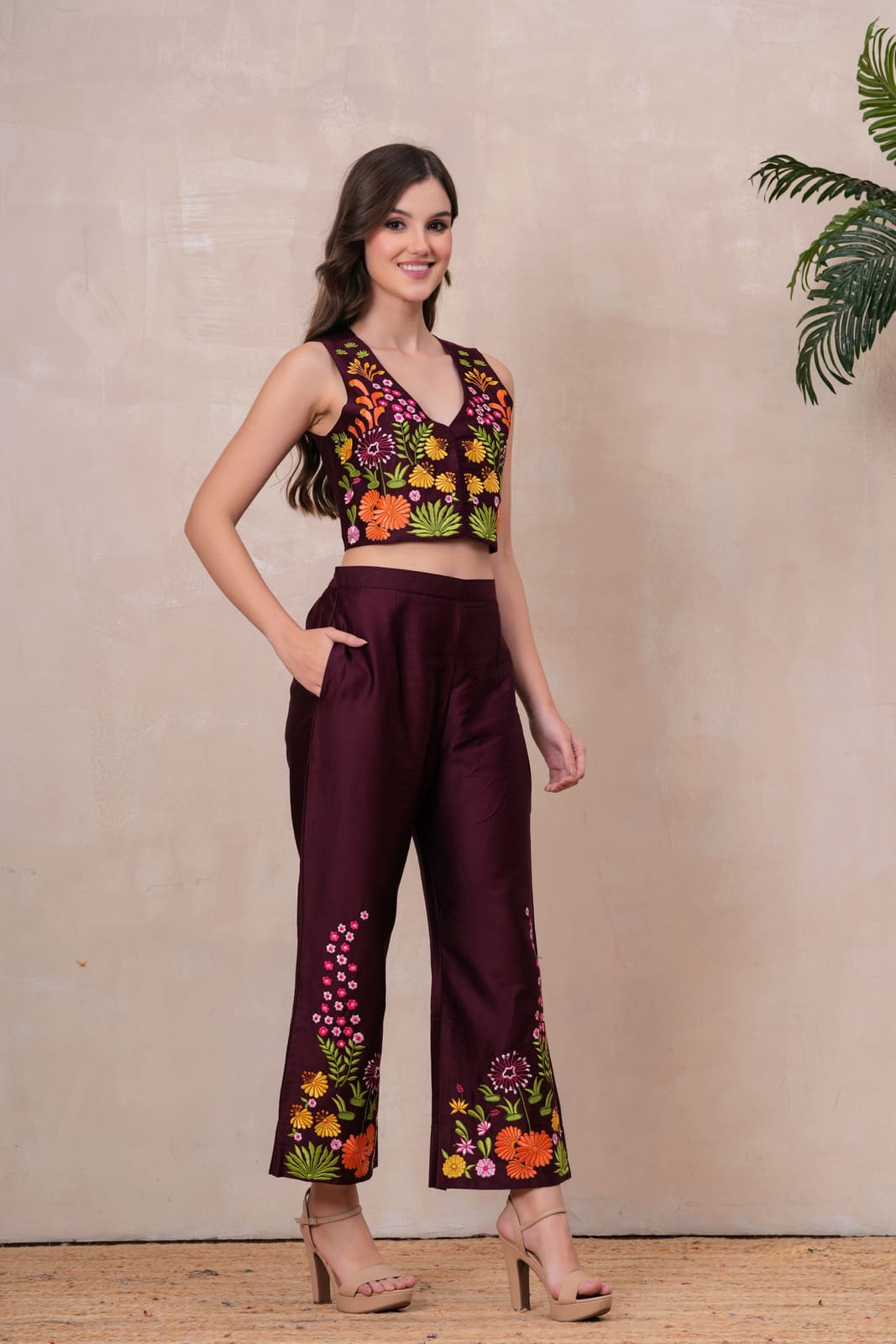 Fuchsia Bloom Co-ord Set