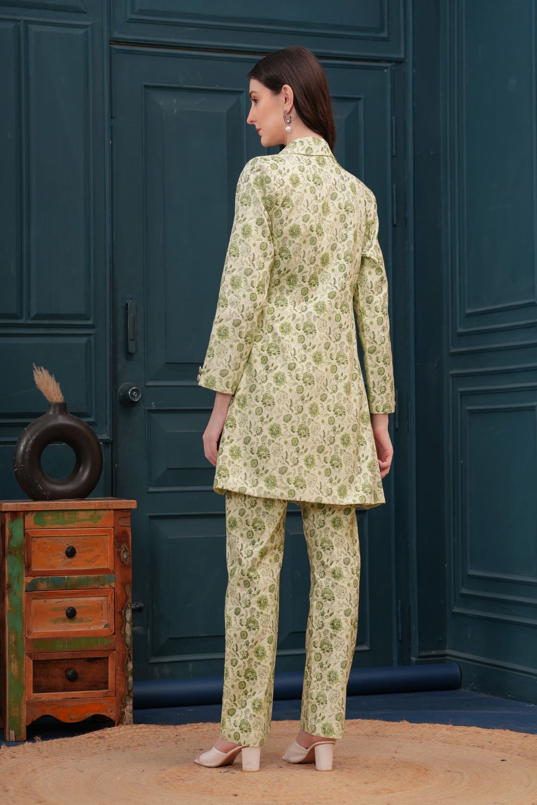 Serene Sage Blazer Set