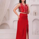 Sunset Mermaid Skirt Co-ord Set