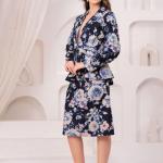Blue Floral Blazer Babe Set