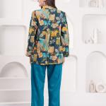 Teal Tropical Babe Blazer Set