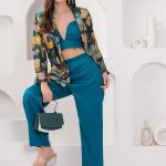 Teal Tropical Babe Blazer Set