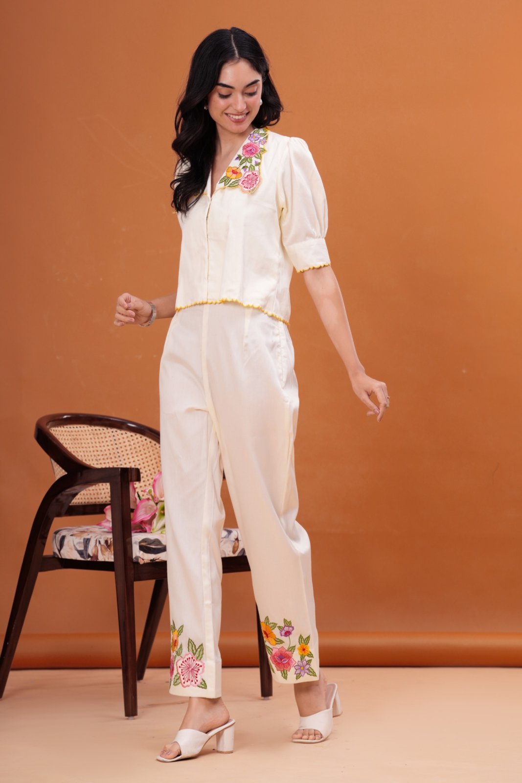 Ivory Garden Co-ord Set