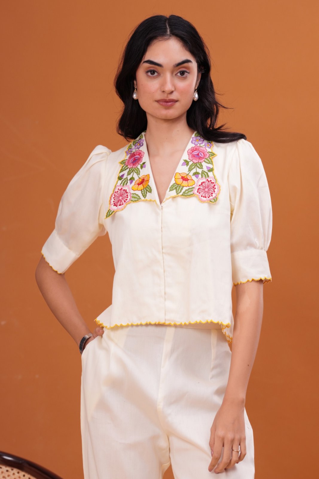 Ivory Garden Co-ord Set