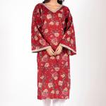 Maroon Flare Sleeve Kurti