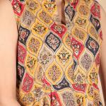 Geometric Ethnic Multicolor Dress