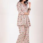 Multicolor Angrakha Co-Ord Set