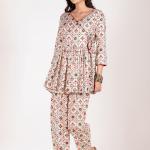 Multicolor Angrakha Co-Ord Set