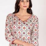 Multicolor Angrakha Co-Ord Set