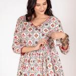 Multicolor Angrakha Co-Ord Set