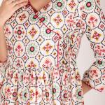 Multicolor Angrakha Co-Ord Set