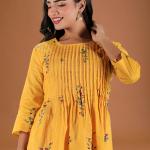 Yellow Cotton Co-ord Set