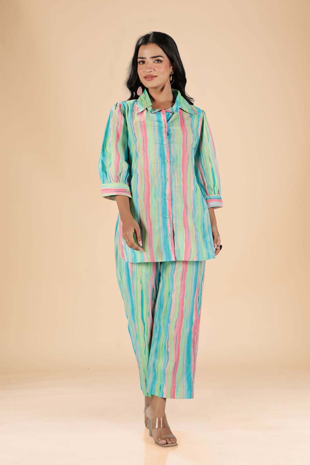 Kaleidoscopic Cotton Co-ord Set