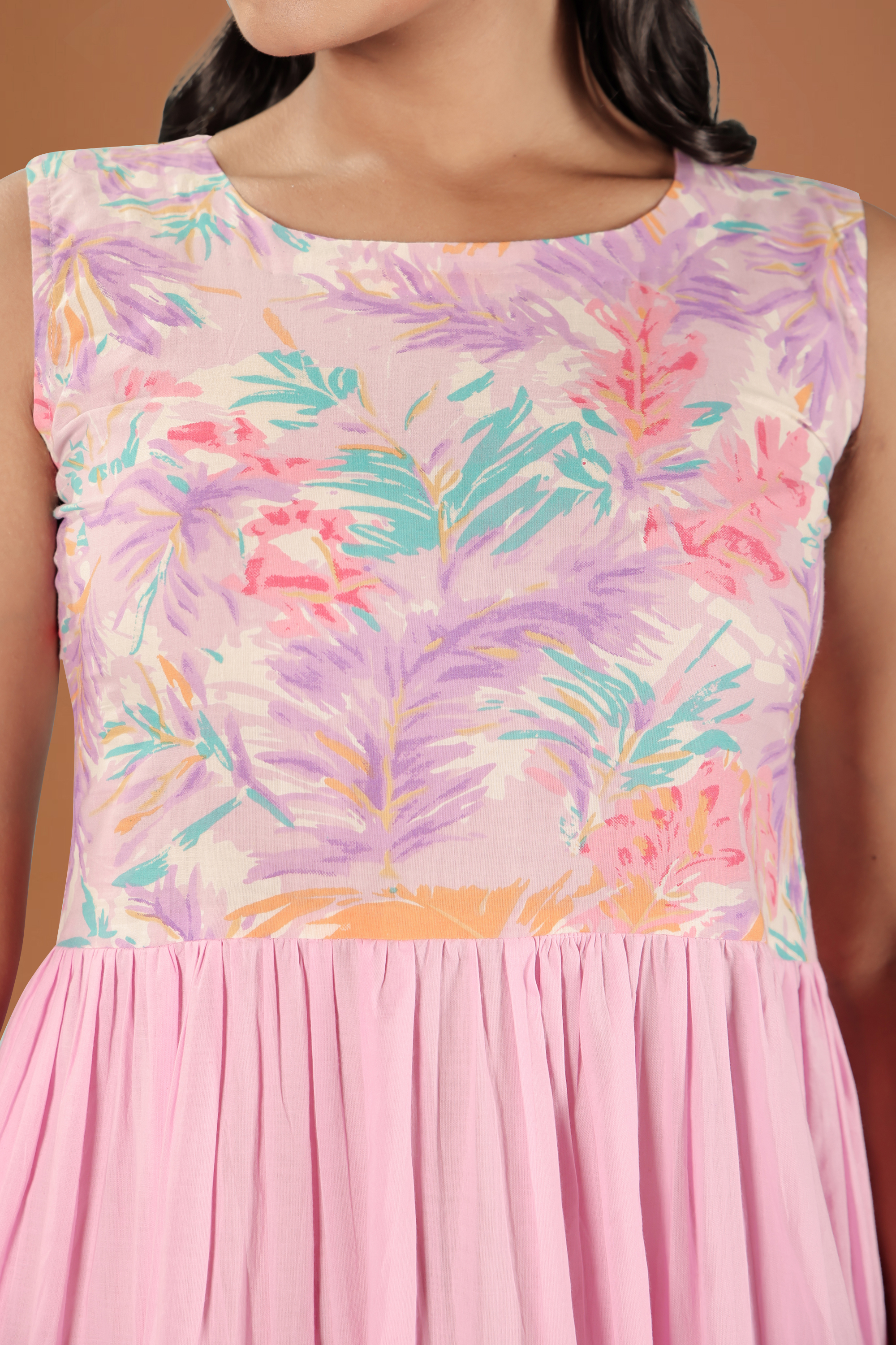 Pink Garden Maxi Dress