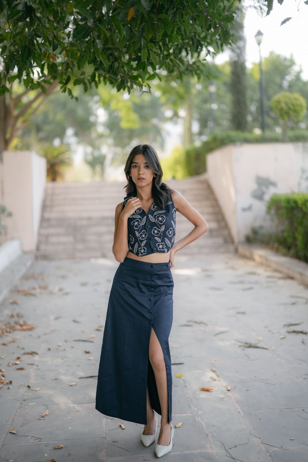 Midnight Mermaid Skirt Co-ord Set