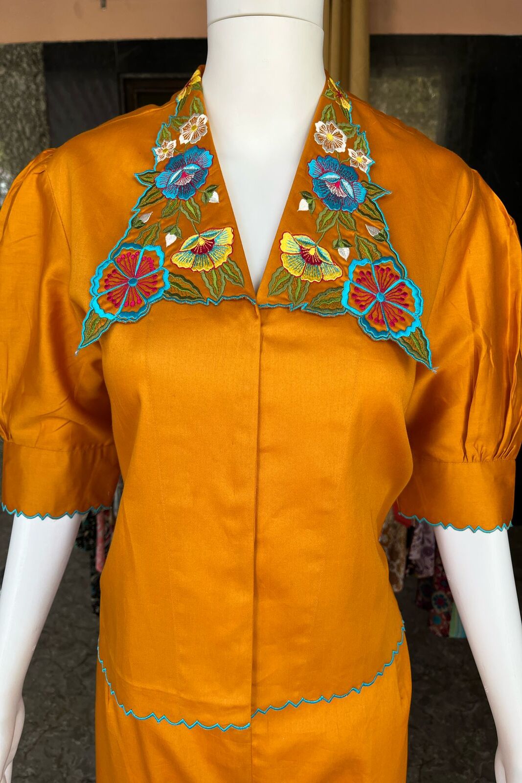 Golden Hour Hand Embroidered Co-ord Set