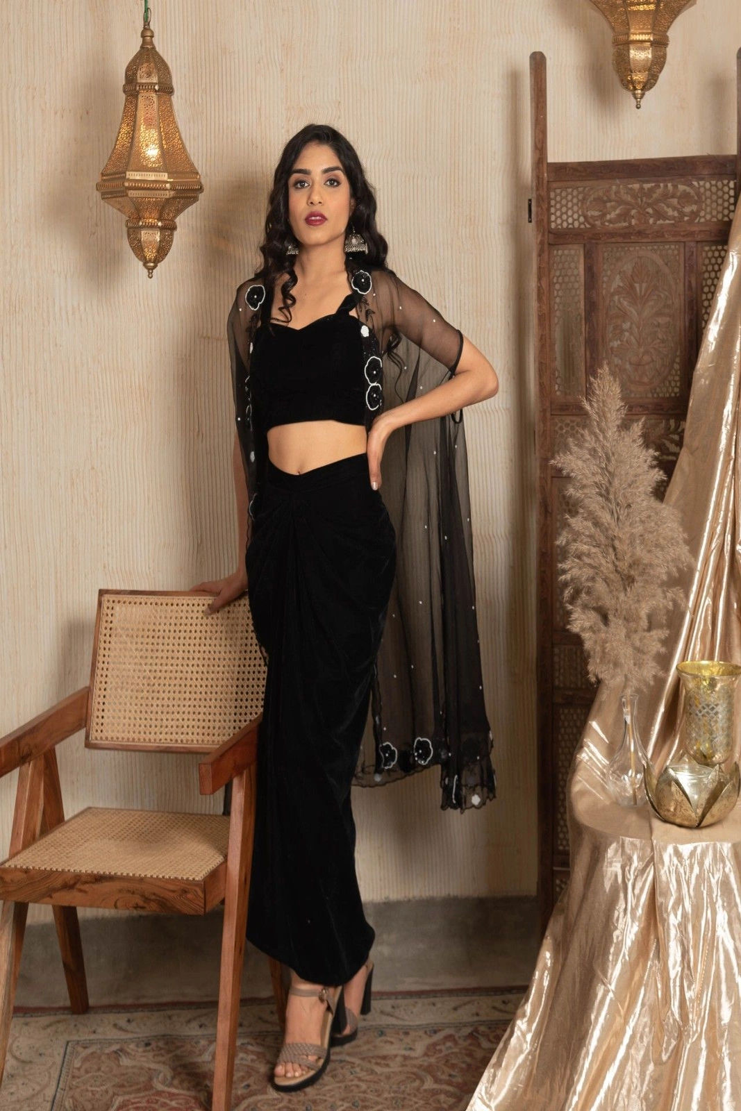 Chaandni Velvet Drape Set