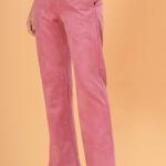 Dusty Leatherette Rose Pink Blazer Set