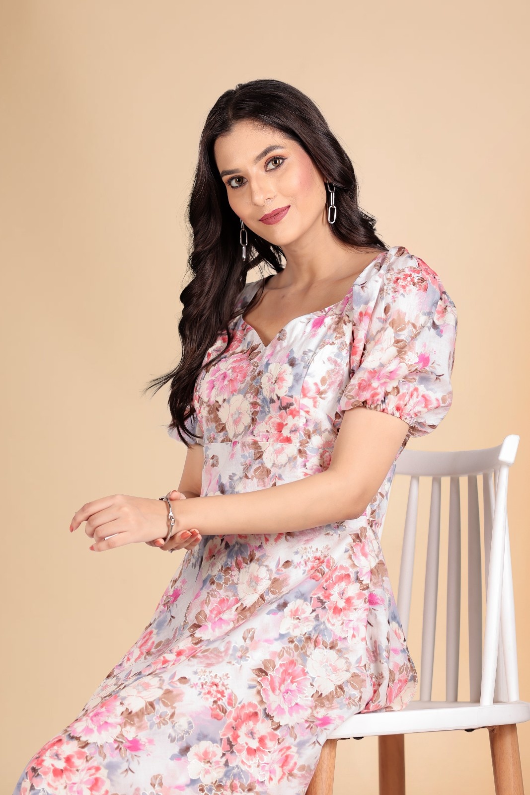Blush Bloom Fit & Flare Dress