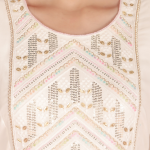 White Hand-Embroidered Georgette Anarkali